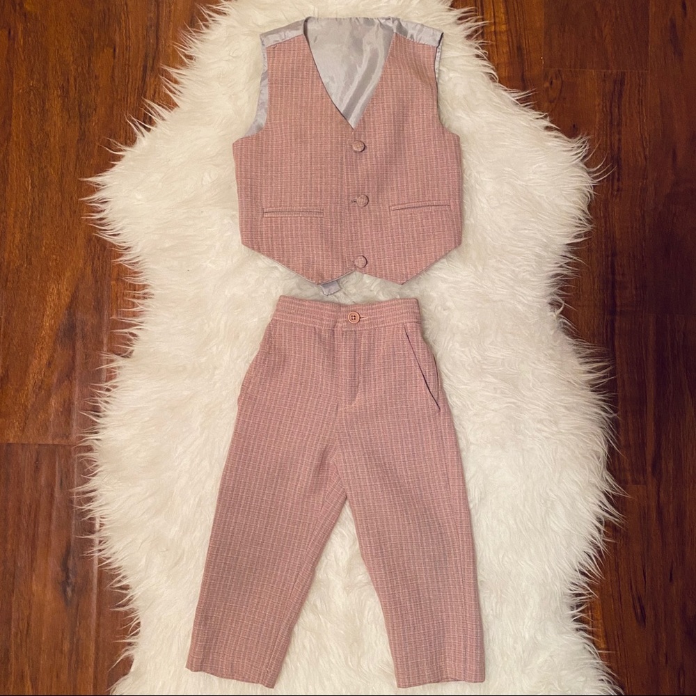🎊HOST PICK🎊 Baby Boys Pink 2pc Dress Outfit